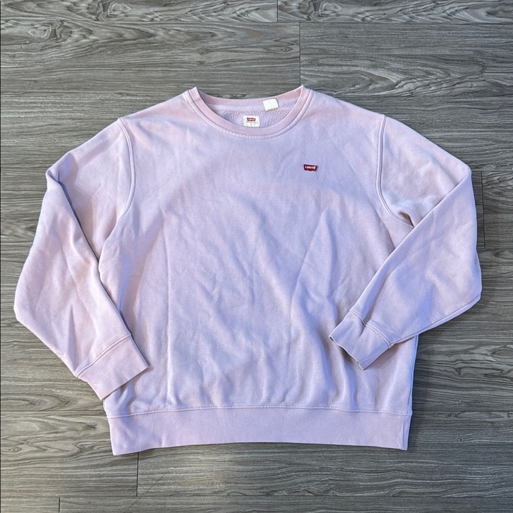 Levi's Men's Light Purple Crewneck Sweater